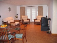 Extension interior finished